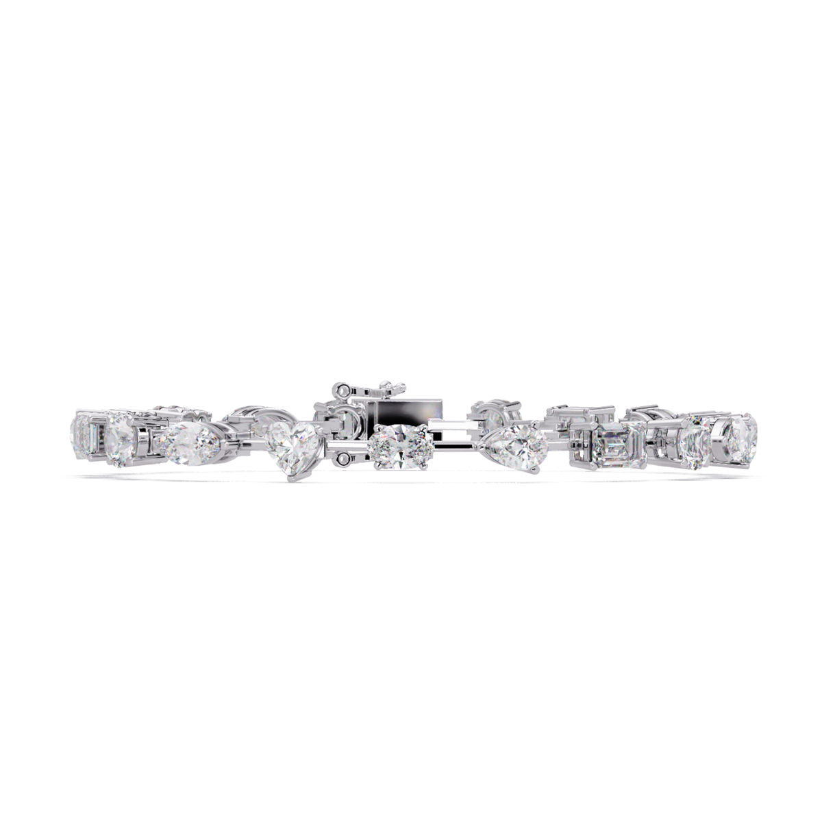 Multi Shape Lab Grown Diamond Tennis Bracelet - HIGHCARAT DIAMONDS
