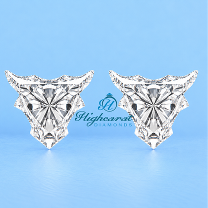 Lab Grown Bull Head Shape Diamond Loose Certified Stone