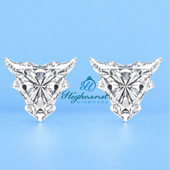 Certified Loose Bull Head Shape Lab Grown Diamond