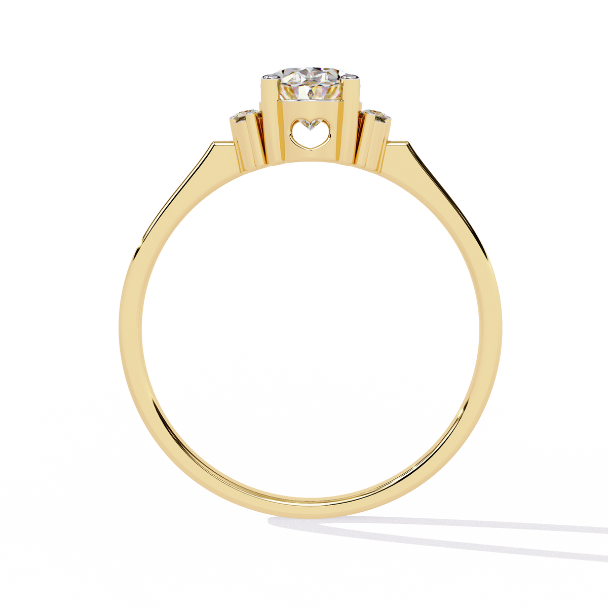 Oval Cut Diamond Cluster Halo Solitaire Ring - HIGHCARAT DIAMONDS