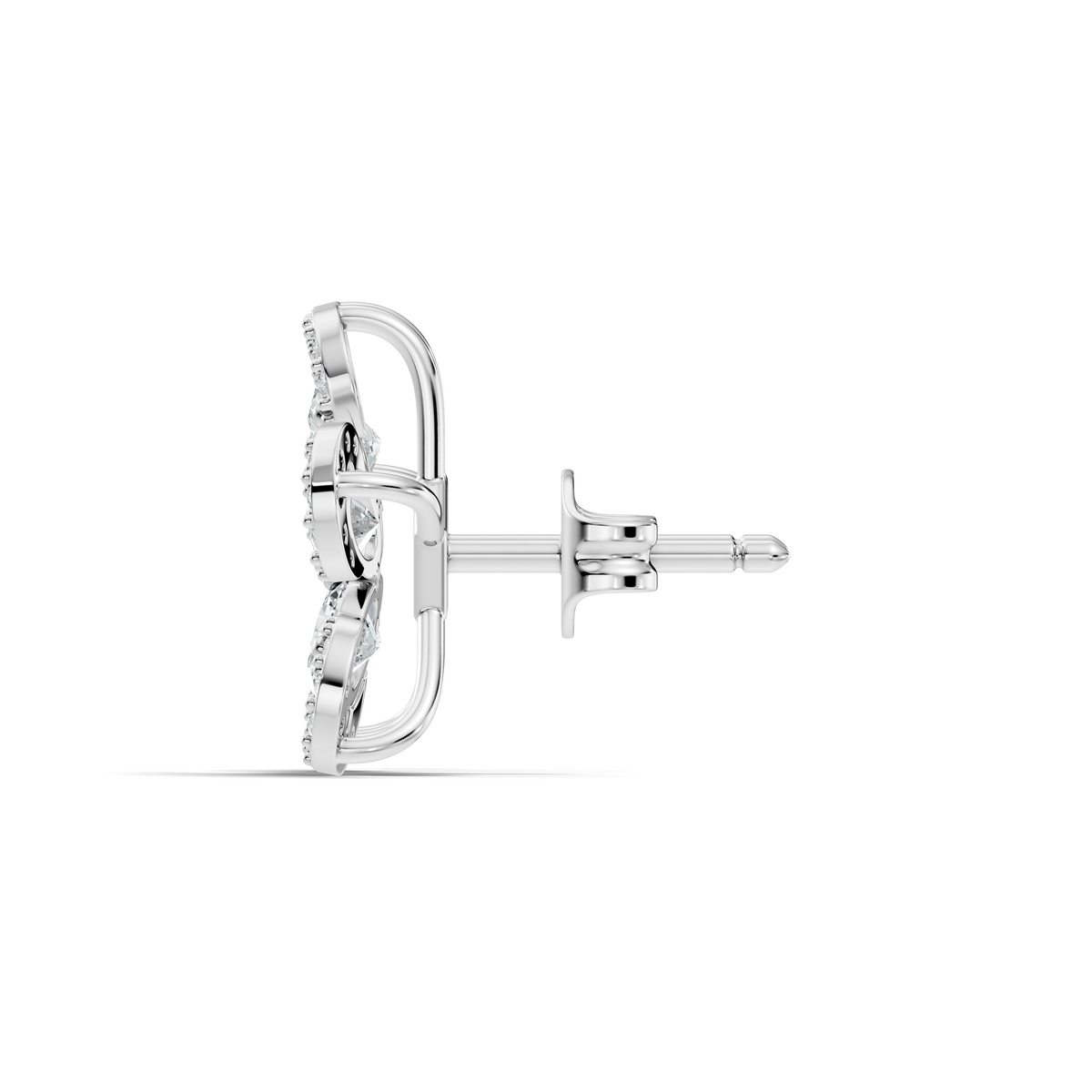 2.56 Ct Round & Oval Shape Lab Grown & Natural Diamond Every Wear Sparkling Diamond Earrings For Women - HIGHCARAT DIAMONDS