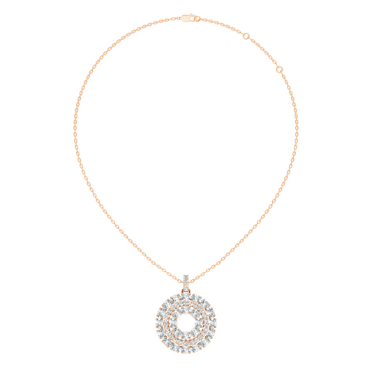 4.24 CT Oval Cut Diamond Pendant Necklace Sparkling Anniversary Gift For Her - HIGHCARAT DIAMONDS