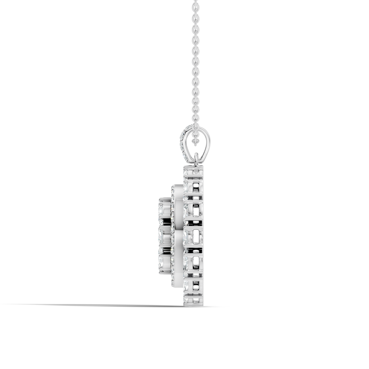 4.24 CT Oval Cut Diamond Pendant Necklace Sparkling Anniversary Gift For Her - HIGHCARAT DIAMONDS