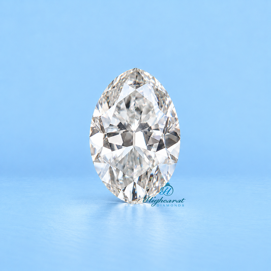 Oval Shape Lab Grown Diamond for Custom Fine Jewelry Designs