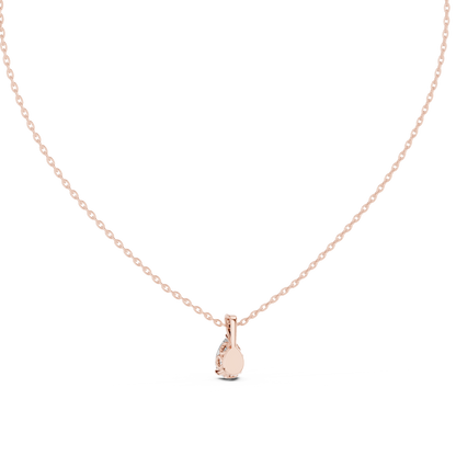 Pear Shape 1.00 Ct New Solitaire Lab Grown Elegance Vintage Style Pendant For Women - HIGHCARAT DIAMONDS