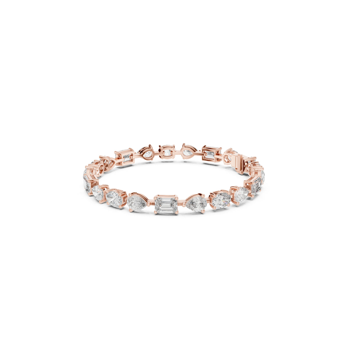 17.08 CT Oval , Pear Or Emerald Cut Top Grade Diamond Antique Delicate Vintage Sparkling Bridesmaid Tennis Bracelet Gift For Her - HIGHCARAT DIAMONDS