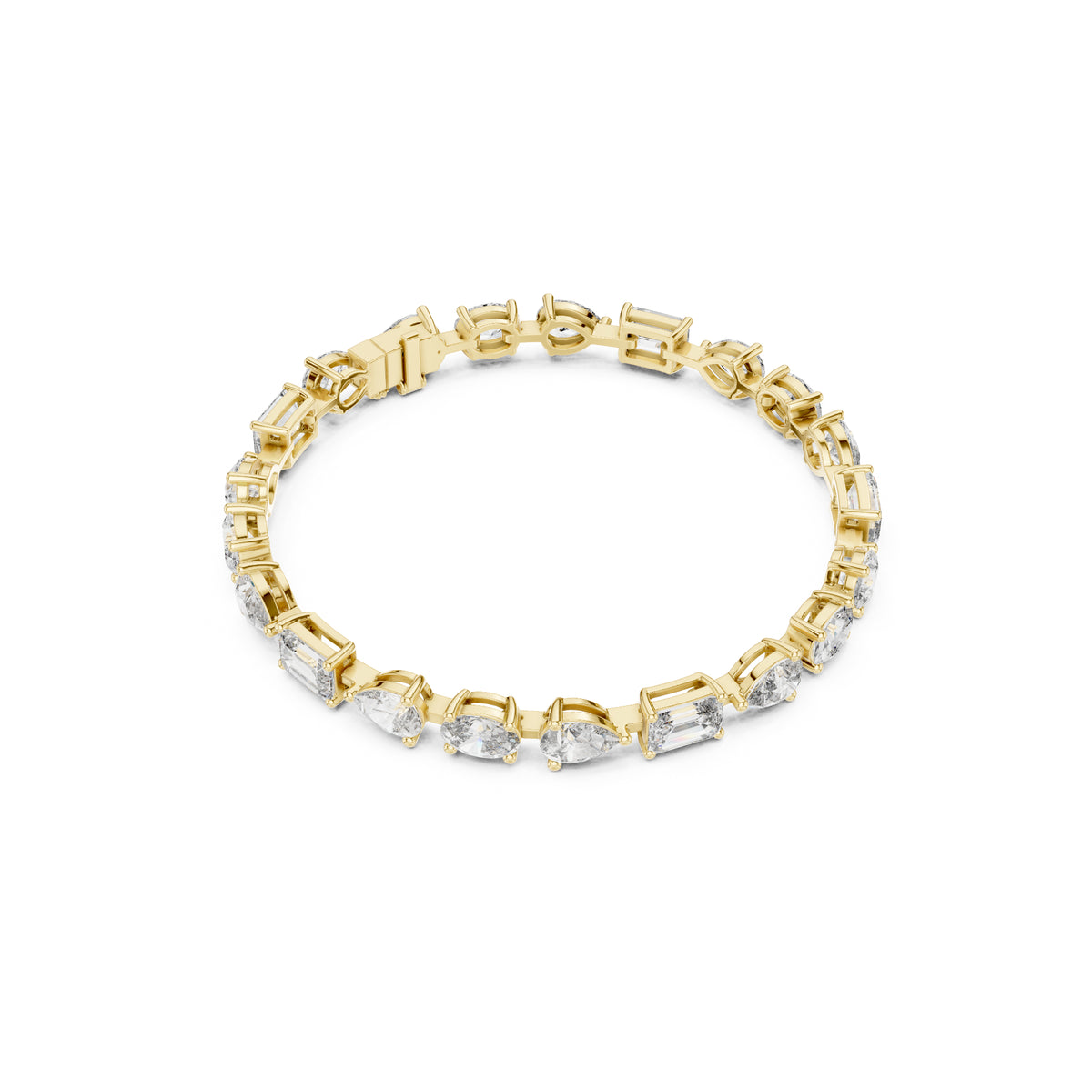17.08 CT Oval , Pear Or Emerald Cut Top Grade Diamond Antique Delicate Vintage Sparkling Bridesmaid Tennis Bracelet Gift For Her - HIGHCARAT DIAMONDS