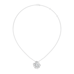 Elegant 1.52 CT Pear Cut Lab-Grown Diamond Pendant in Round Rose Gold Perfect Gift for Her - HIGHCARAT DIAMONDS