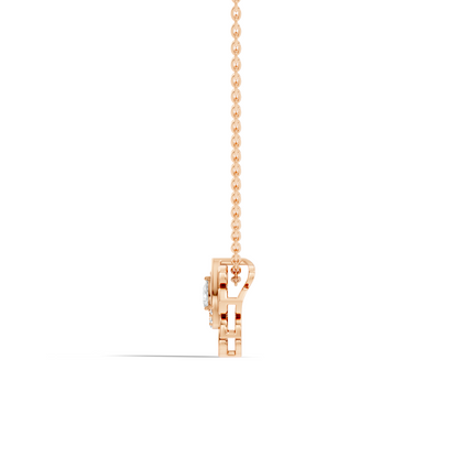 Vintage Pear Cut Labgrown Diamond Pendant With 14K White Gold Delicate Minimalist Jewelry For Her - HIGHCARAT DIAMONDS