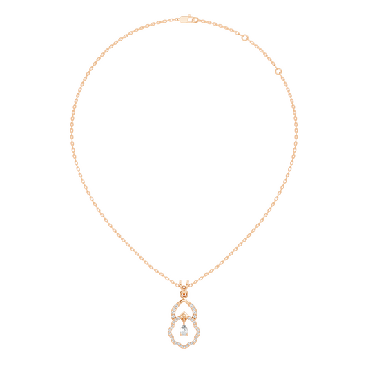 Stunning Pear Cut Lab-Grown Diamond Pendant Elegant Drop Necklace Anniversary Gift - HIGHCARAT DIAMONDS