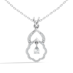 Stunning Pear Cut Lab-Grown Diamond Pendant Elegant Drop Necklace Anniversary Gift - HIGHCARAT DIAMONDS