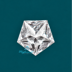 Loose Pentagon Step Cut Lab Grown Diamond for Fine Jewelry Designs