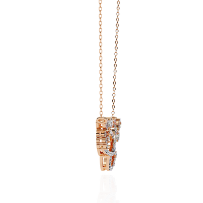 Princess, Marquise, Pear & Round Shapes Lab Grown  Diamond Art Deco  Stunning Classic Wedding Necklace For Women's - HIGHCARAT DIAMONDS