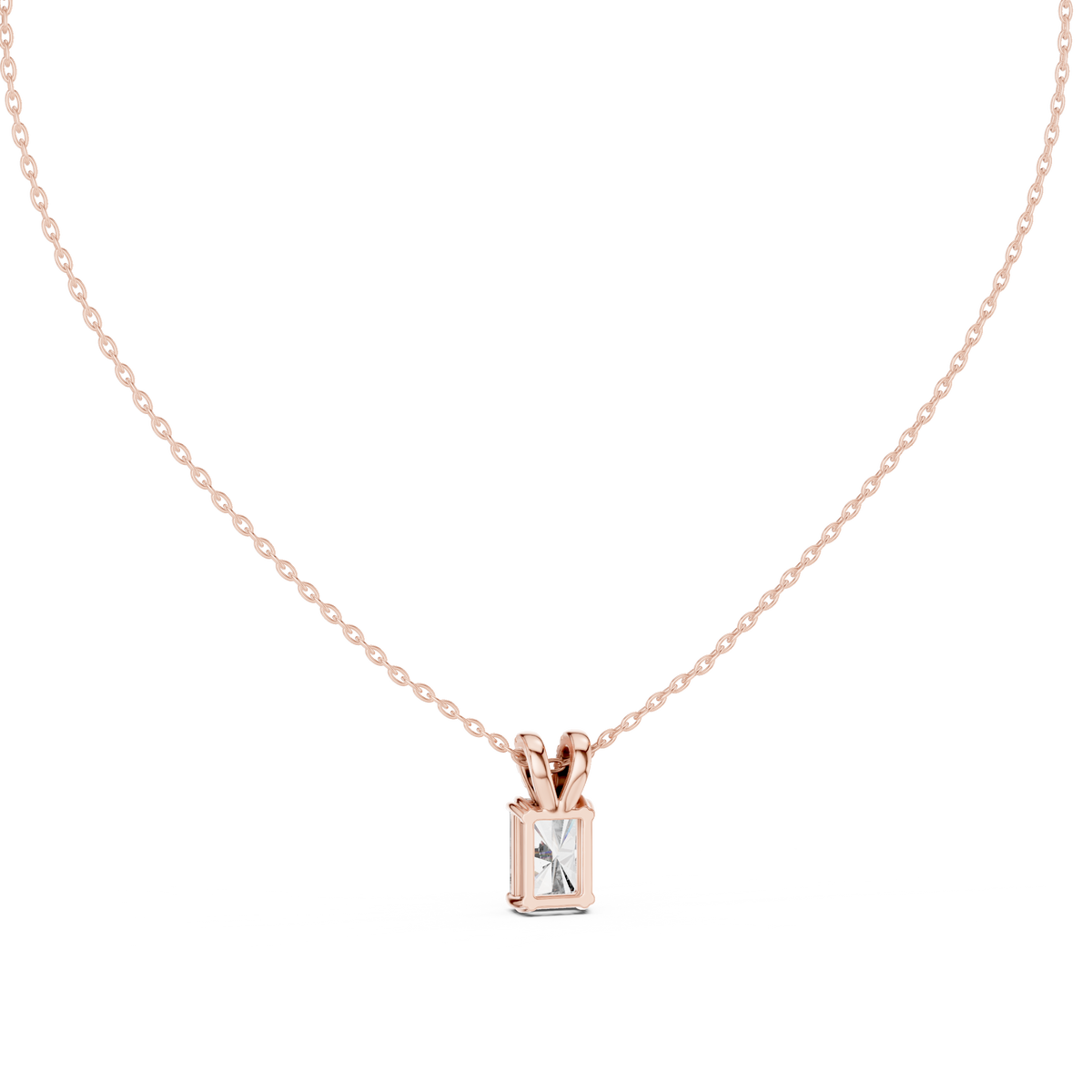 Round & Radiant Cut Lab Grown Vintage Style Diamond Pendant For Bridal - HIGHCARAT DIAMONDS