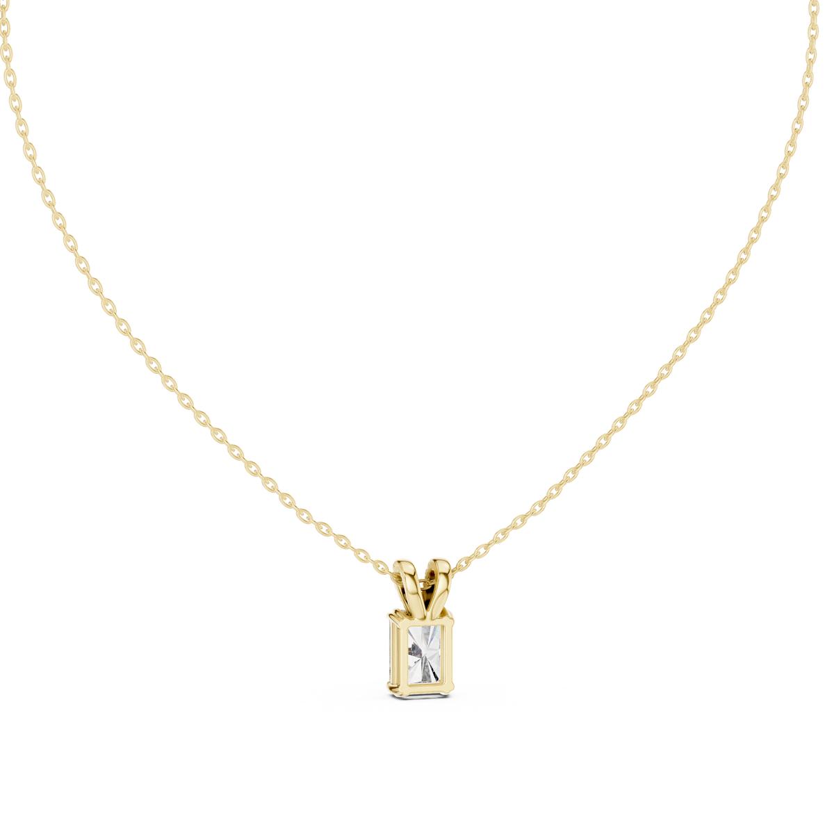 Round & Radiant Cut Lab Grown Vintage Style Diamond Pendant For Bridal - HIGHCARAT DIAMONDS