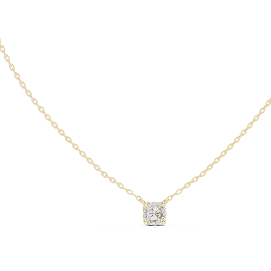 Colorless sparkling Round Diamond Solitaire Pendant Necklace Gift For Her - HIGHCARAT DIAMONDS