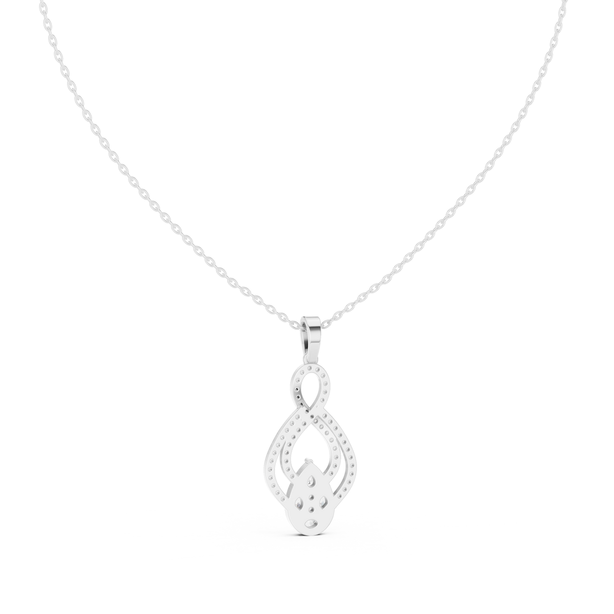 Pear, Round, & Marquise Drop Vintage Elegance Diamond Pendant For Women Daily Wear - HIGHCARAT DIAMONDS