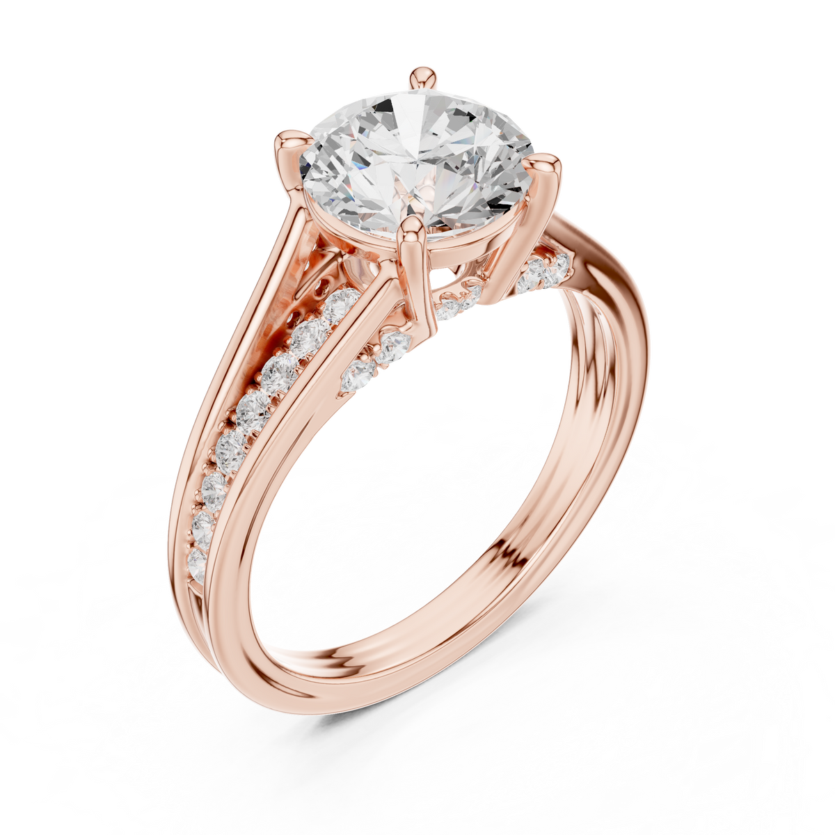 Vintage 2.30Ct Round Cut High Quality Diamond Elegant Minimalist Dainty Statement Ring For Her - HIGHCARAT DIAMONDS