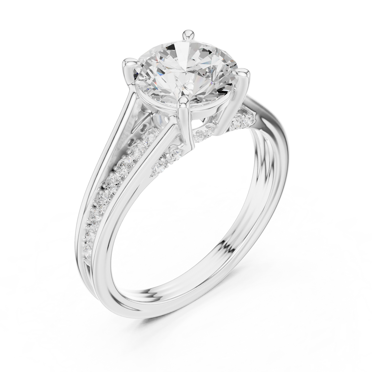 Vintage 2.30Ct Round Cut High Quality Diamond Elegant Minimalist Dainty Statement Ring For Her - HIGHCARAT DIAMONDS
