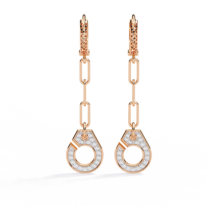 Round Cut Diamond Antique Handcrafted Stacking Perfect Cluster Minimalist Party Wear Aura Earring For Her - HIGHCARAT DIAMONDS
