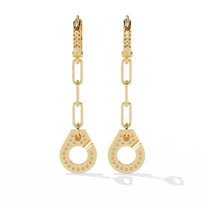Round Cut Diamond Antique Handcrafted Stacking Perfect Cluster Minimalist Party Wear Aura Earring For Her - HIGHCARAT DIAMONDS
