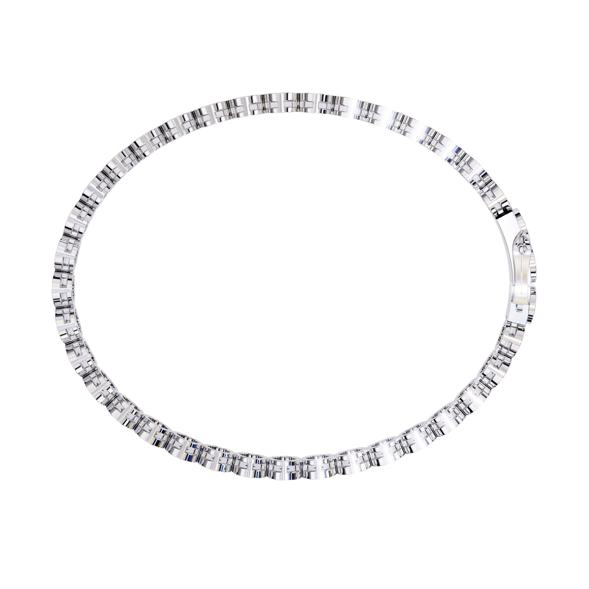 Round Cut Diamond Bezel Set Art Deco Delicate Timeless Handmade Stacking Vintage Tennis Bracelet - HIGHCARAT DIAMONDS