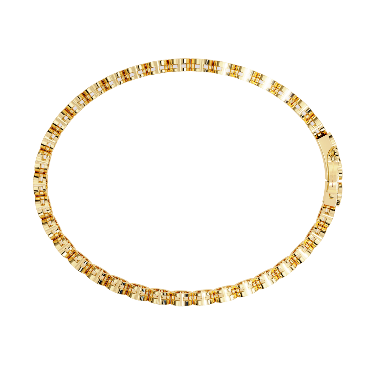 Round Cut Diamond Bezel Set Art Deco Delicate Timeless Handmade Stacking Vintage Tennis Bracelet - HIGHCARAT DIAMONDS
