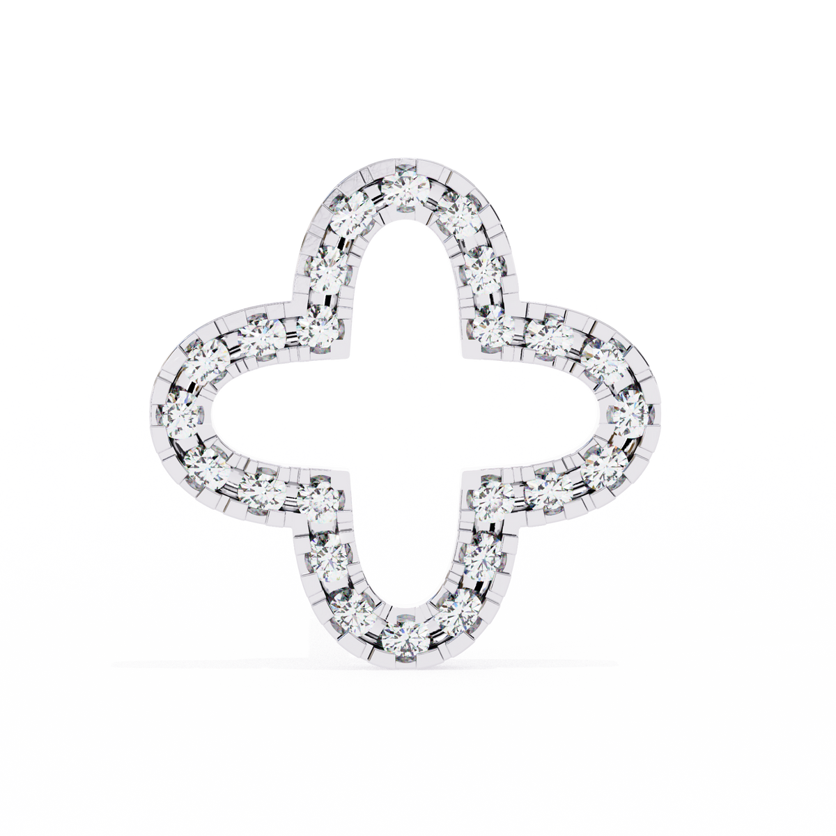 Round Cut Diamond Cluster Dainty Classic  Antique Handmade Screw Back Wedding Stud Earring For Her - HIGHCARAT DIAMONDS