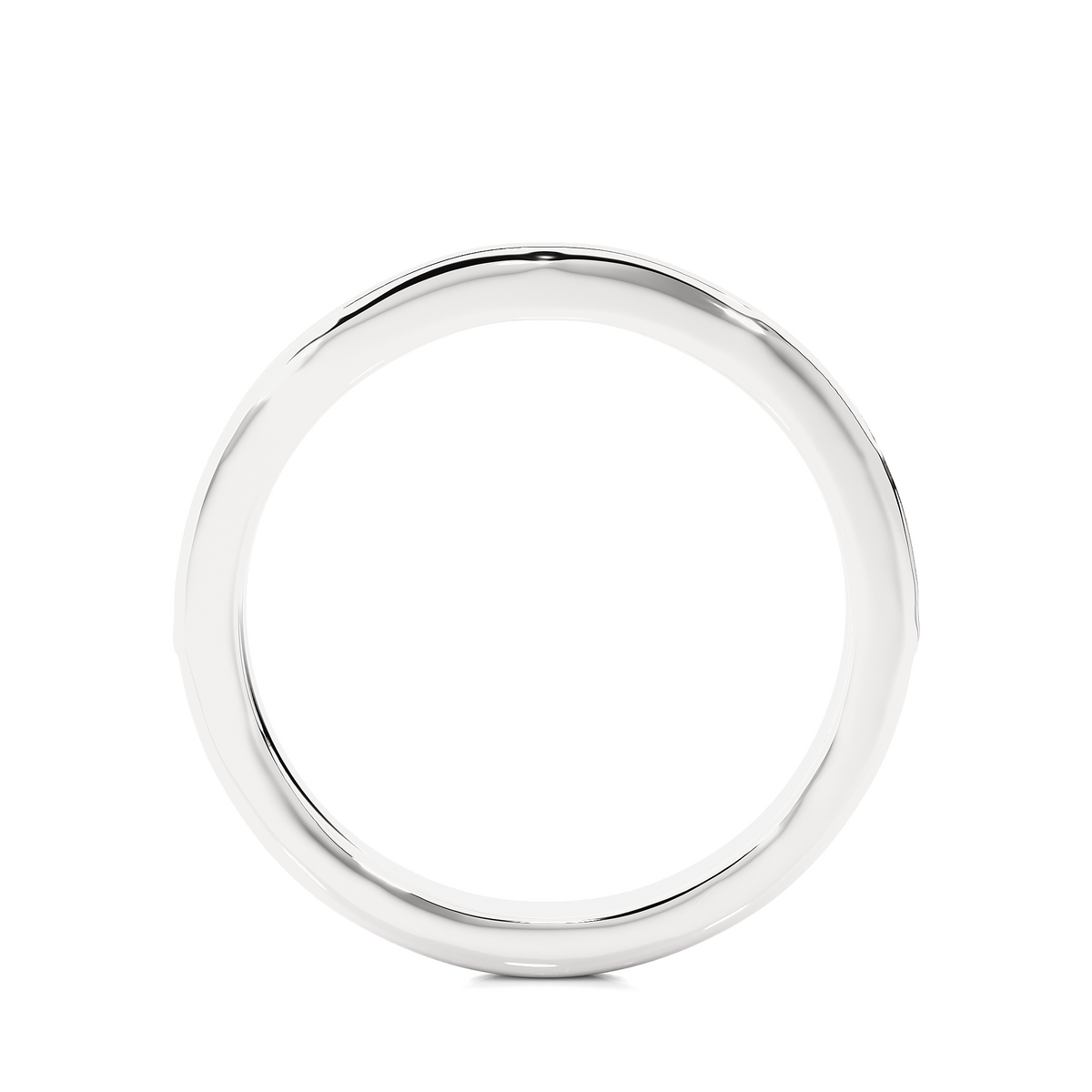Round Cut Diamond Elegant Channel Set Eternity Wedding Band With Round Labgrown Diamonds - HIGHCARAT DIAMONDS