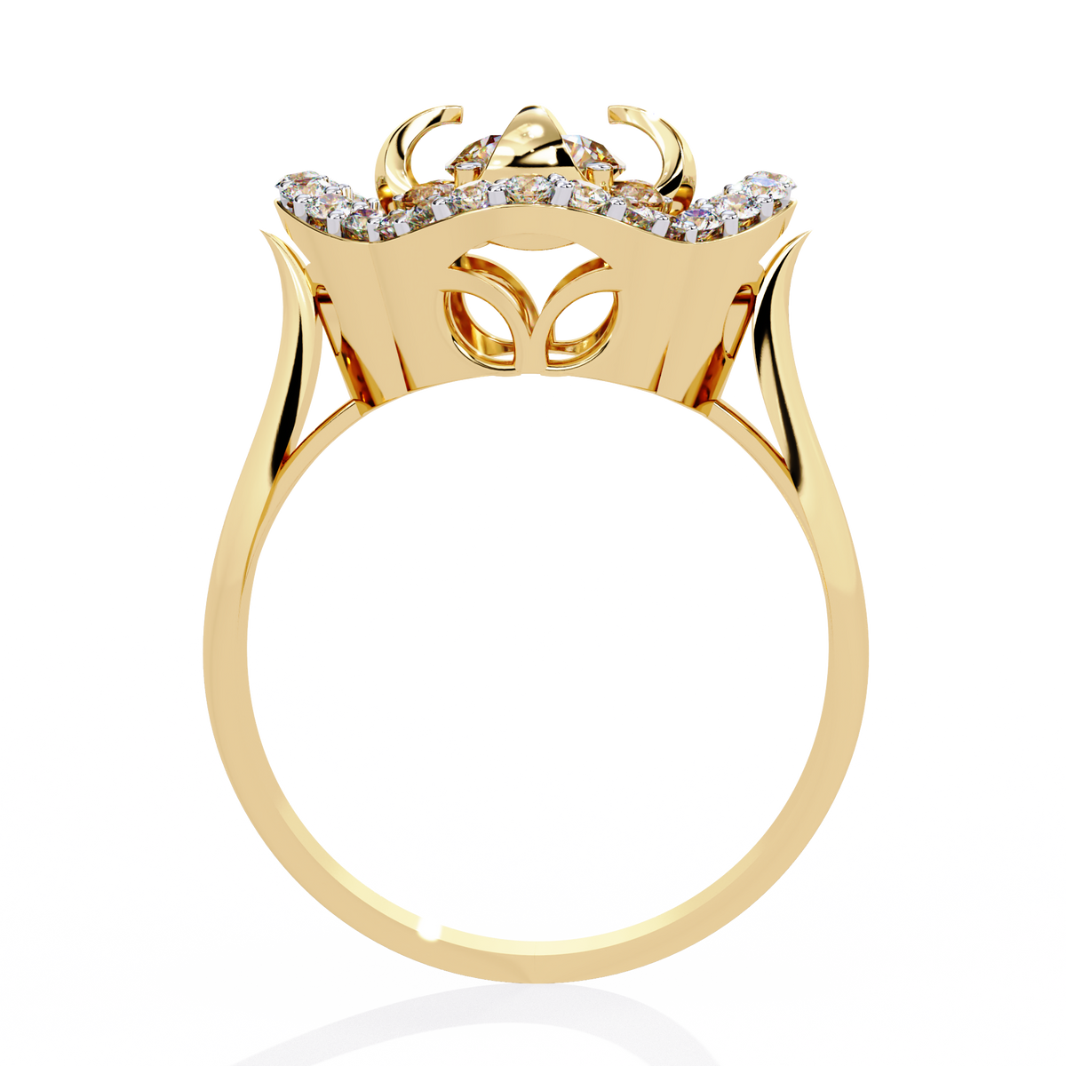 Round Cut High Quality Diamond Unique Elegant Cluster Dainty Vintage Bridesmaid Ring Gift For Her - HIGHCARAT DIAMONDS