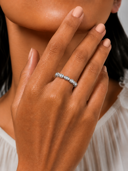 New Arrival Round Cut Diamond Wedding Band Ring Perfect gift for women's - HIGHCARAT DIAMONDS