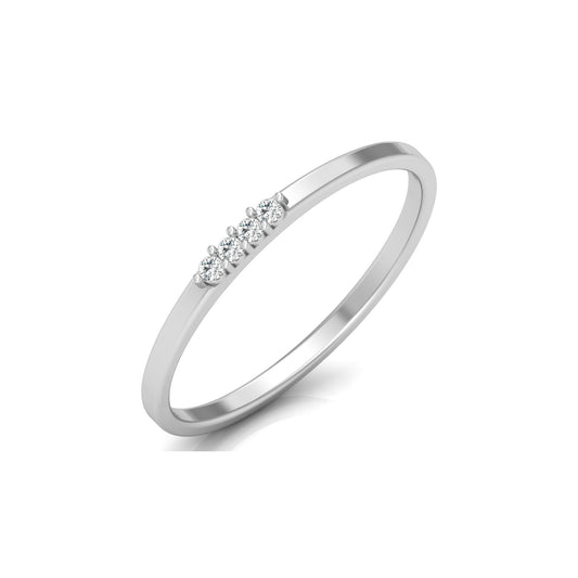 Round Cut Handcrafted Diamond Ring For Women's Beauty In 14 KT Solid Rose Gold - HIGHCARAT DIAMONDS