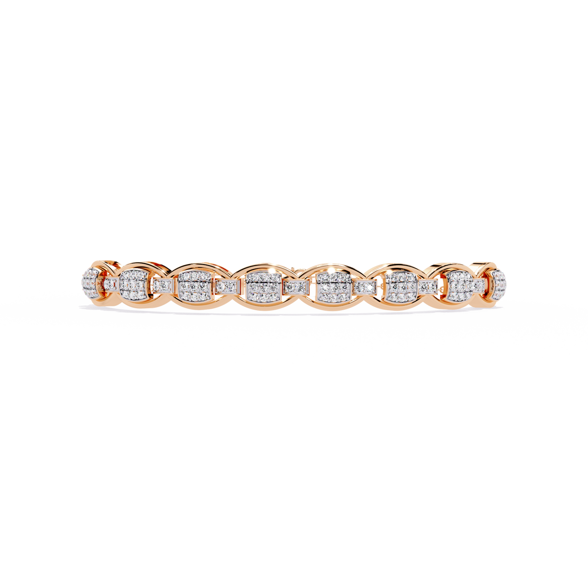 Round Cut High Quality Diamond Dainty Prong Set Minimalist Elegant Stackable Bangle For Gift - HIGHCARAT DIAMONDS