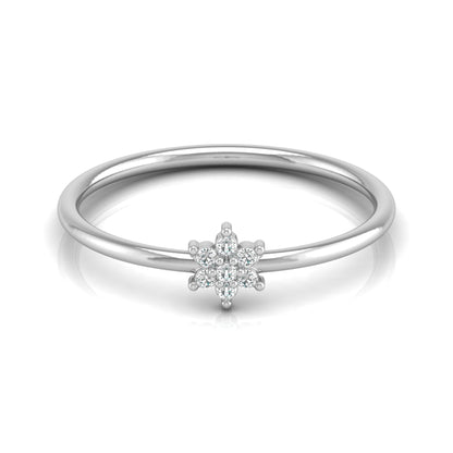 Round Cut Lab Diamond Floral Engagement Ring - HIGHCARAT DIAMONDS