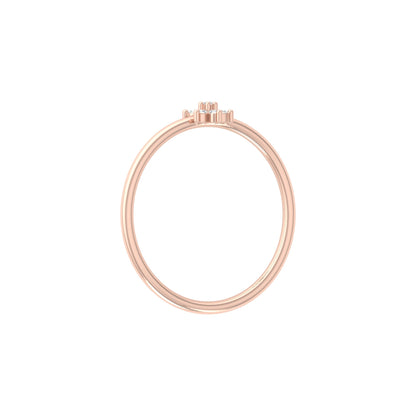 Round Cut Lab Diamond Floral Engagement Ring - HIGHCARAT DIAMONDS