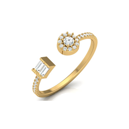 Round Cut Lab Diamond Toi et Moi Ring - HIGHCARAT DIAMONDS