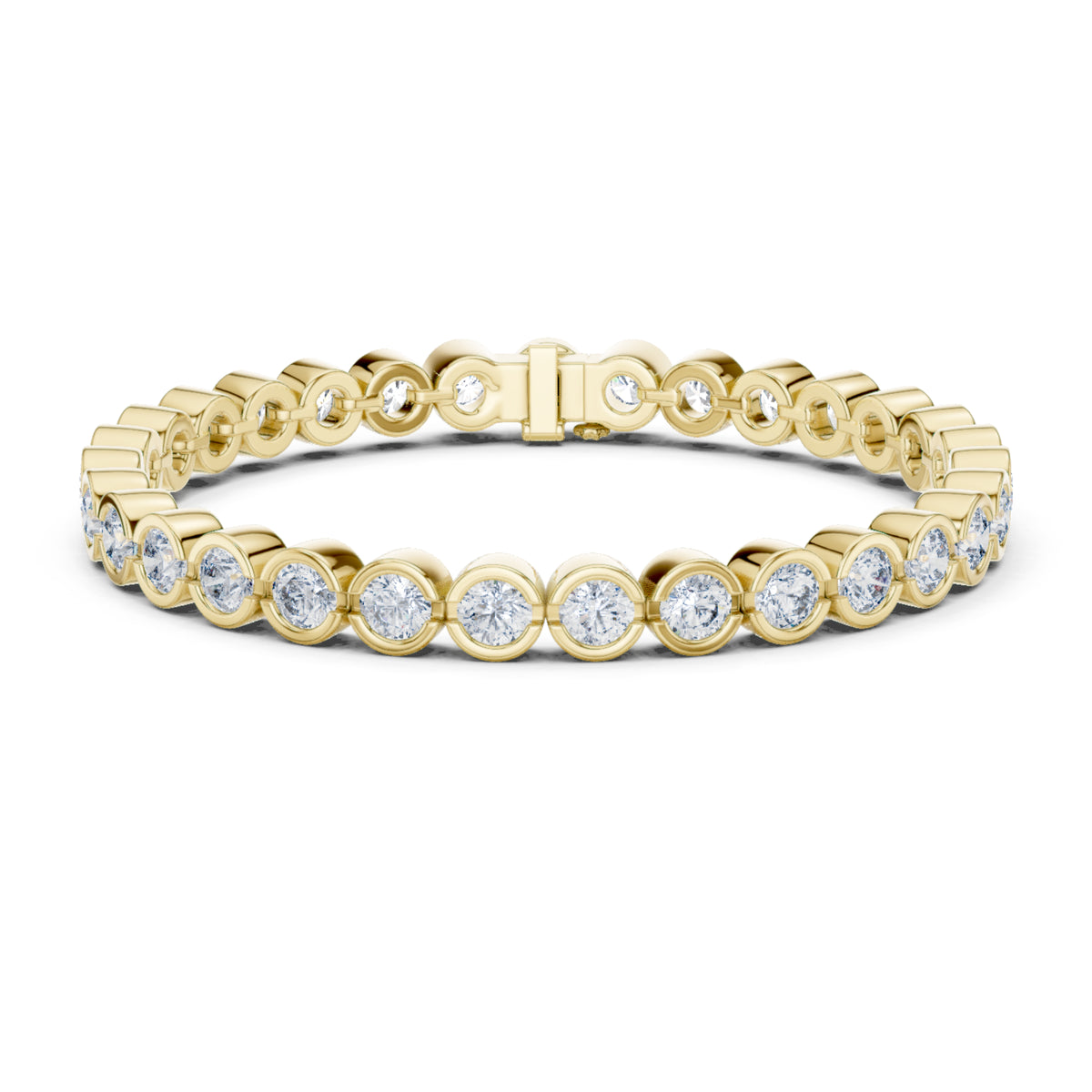 9.30 Ct Round Cut Top Grade Diamond Antique Delicate Vintage Sparkling Bezel Set Bridesmaid Tennis Bracelet - HIGHCARAT DIAMONDS