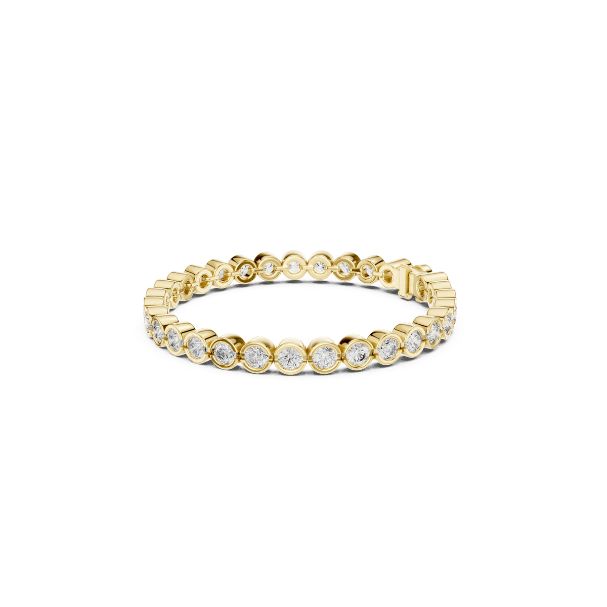 9.30 Ct Round Cut Top Grade Diamond Antique Delicate Vintage Sparkling Bezel Set Bridesmaid Tennis Bracelet - HIGHCARAT DIAMONDS