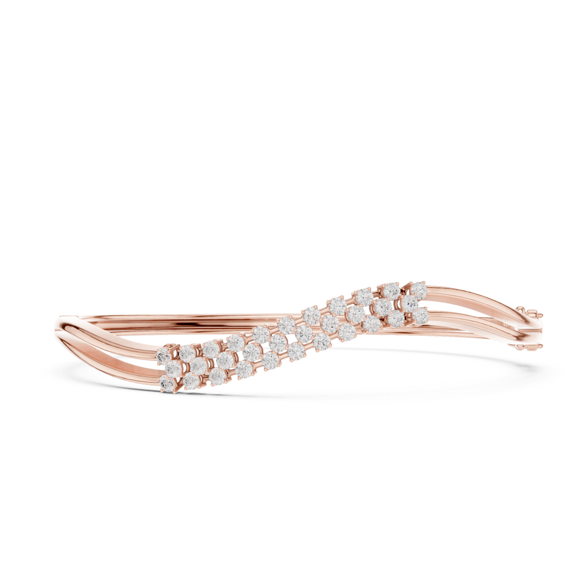 Round Cut Lab Grown Diamond Classic Prong Set Party Wear Bracelet - HIGHCARAT DIAMONDS