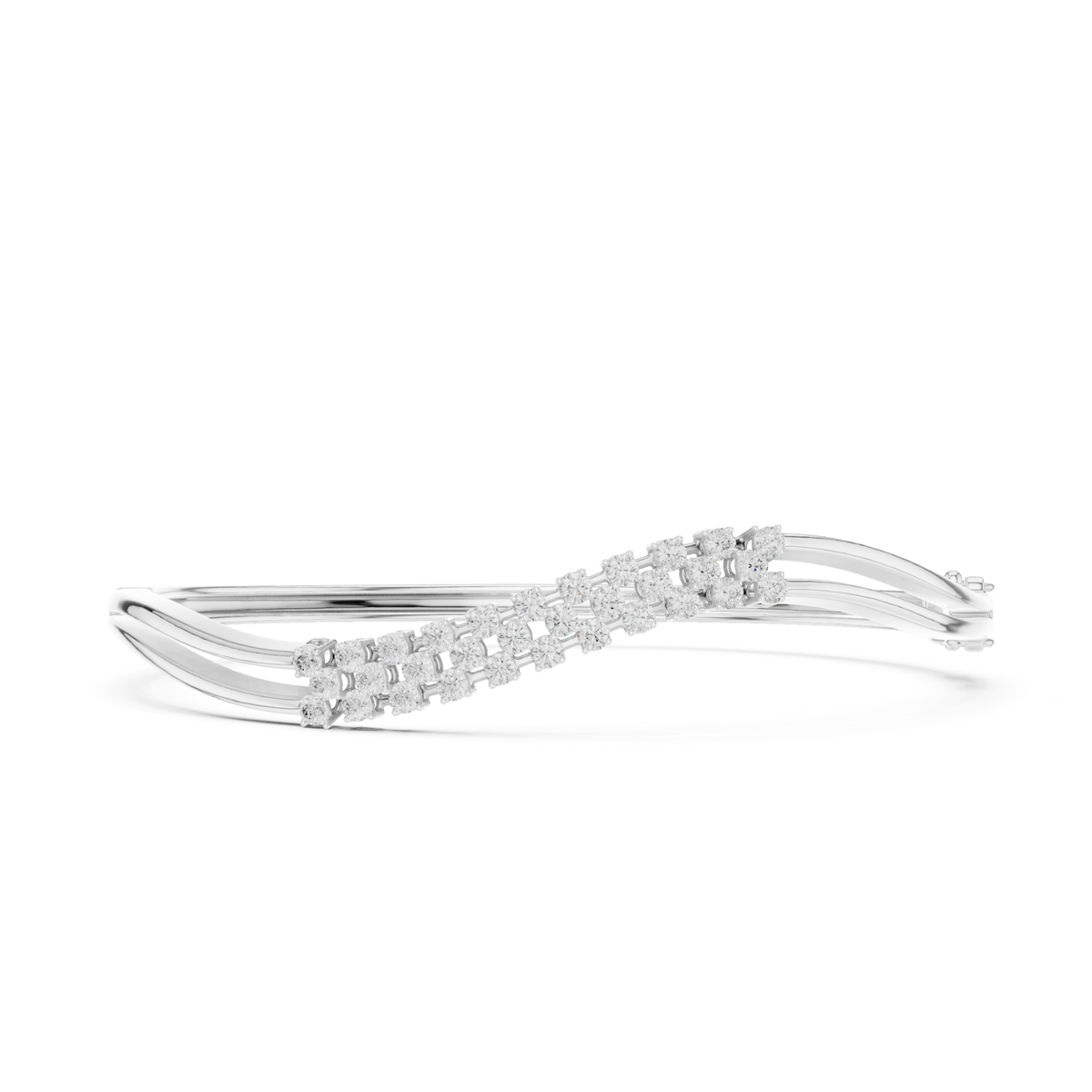 Round Cut Lab Grown Diamond Classic Prong Set Party Wear Bracelet - HIGHCARAT DIAMONDS