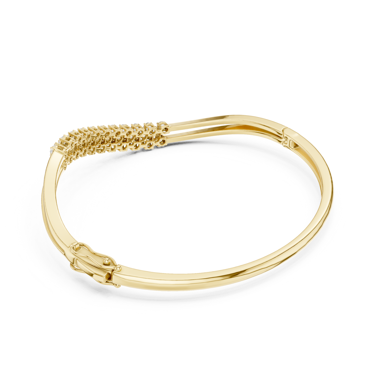 Round Cut Lab Grown Diamond Classic Prong Set Party Wear Bracelet - HIGHCARAT DIAMONDS