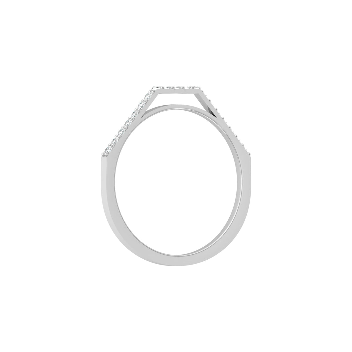 0.12 CT Round Cut Labgrown Or Natural Diamond Daily Use Ring For Women's - HIGHCARAT DIAMONDS