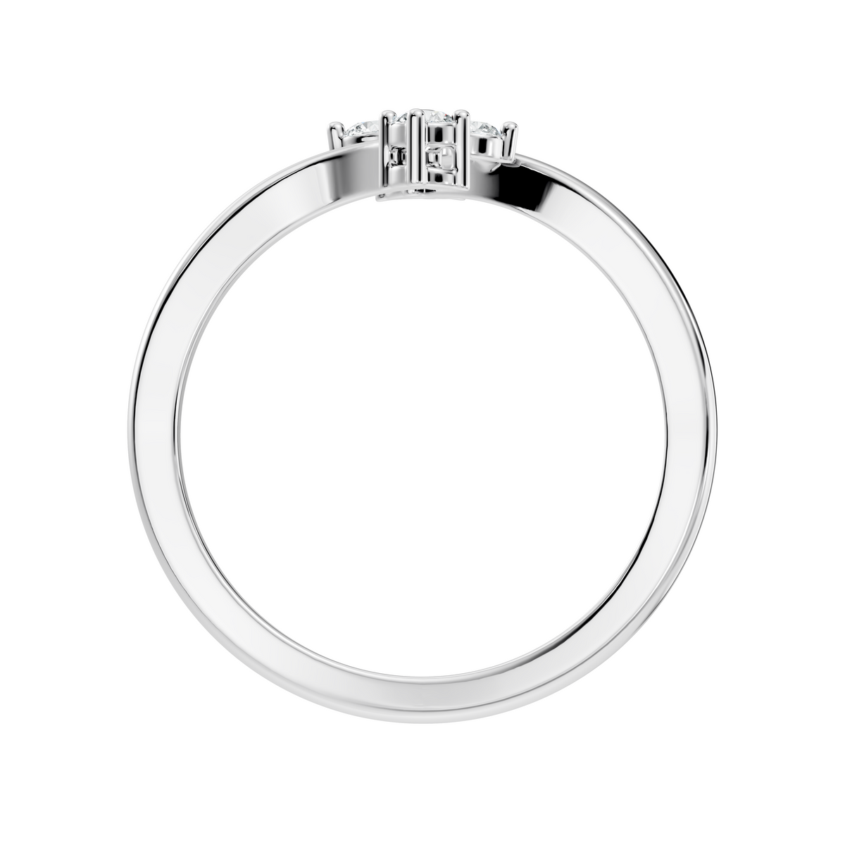 Round Cut Lab grown and Natural Diamond Vintage Minimalist Dainty Classic Promise  Ring For Her - HIGHCARAT DIAMONDS