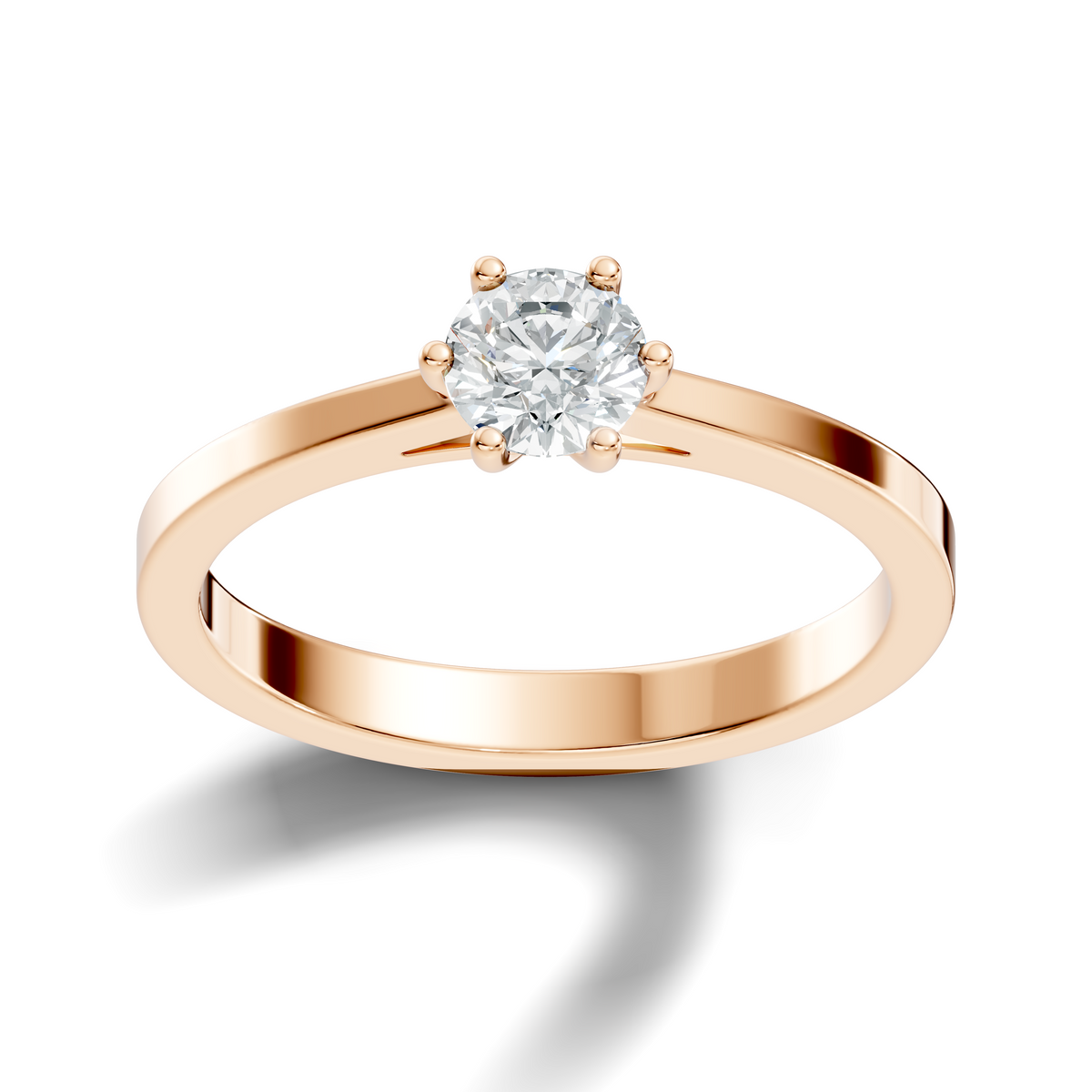 Round Cut High Quality Lab Grown and Natural Diamond Unique Solitaire Prong Set Cluster Promise Ring For Her - HIGHCARAT DIAMONDS