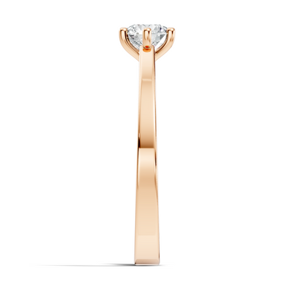Round Cut High Quality Lab Grown and Natural Diamond Unique Solitaire Prong Set Cluster Promise Ring For Her - HIGHCARAT DIAMONDS