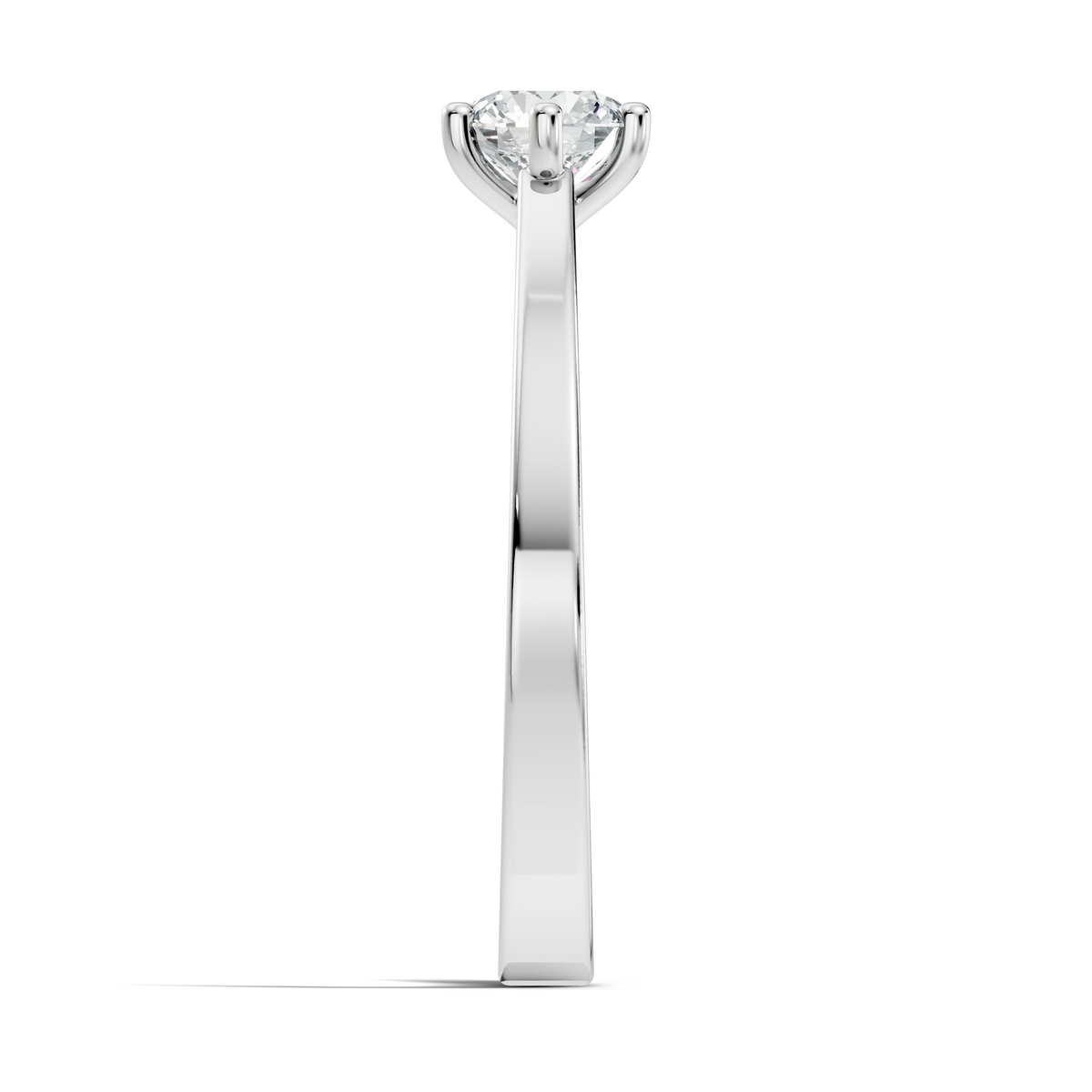 Round Cut High Quality Lab Grown and Natural Diamond Unique Solitaire Prong Set Cluster Promise Ring For Her - HIGHCARAT DIAMONDS