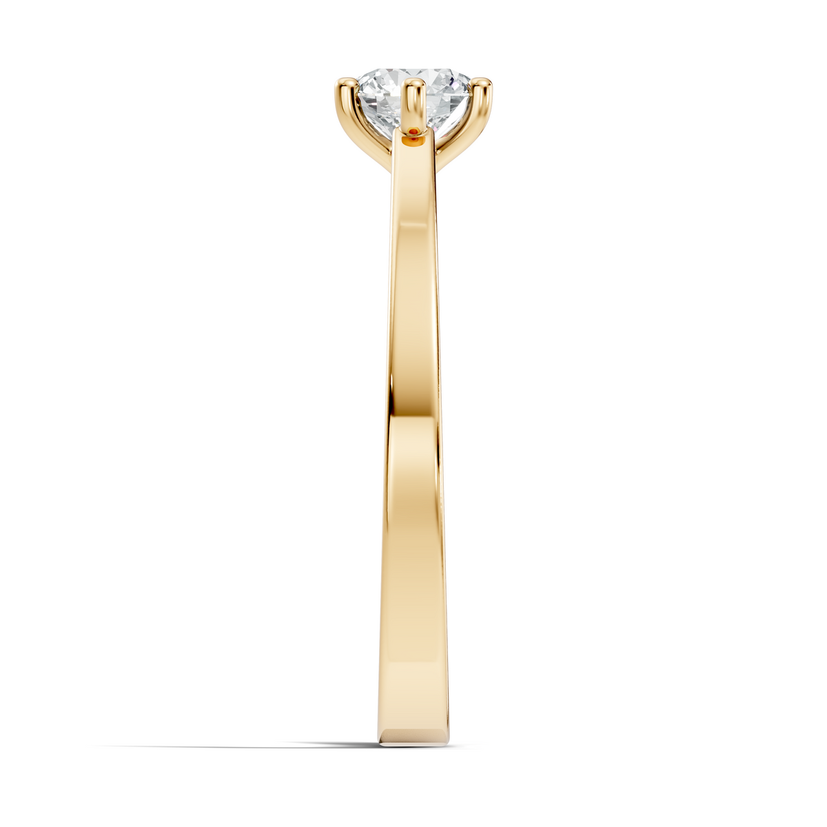Round Cut High Quality Lab Grown and Natural Diamond Unique Solitaire Prong Set Cluster Promise Ring For Her - HIGHCARAT DIAMONDS