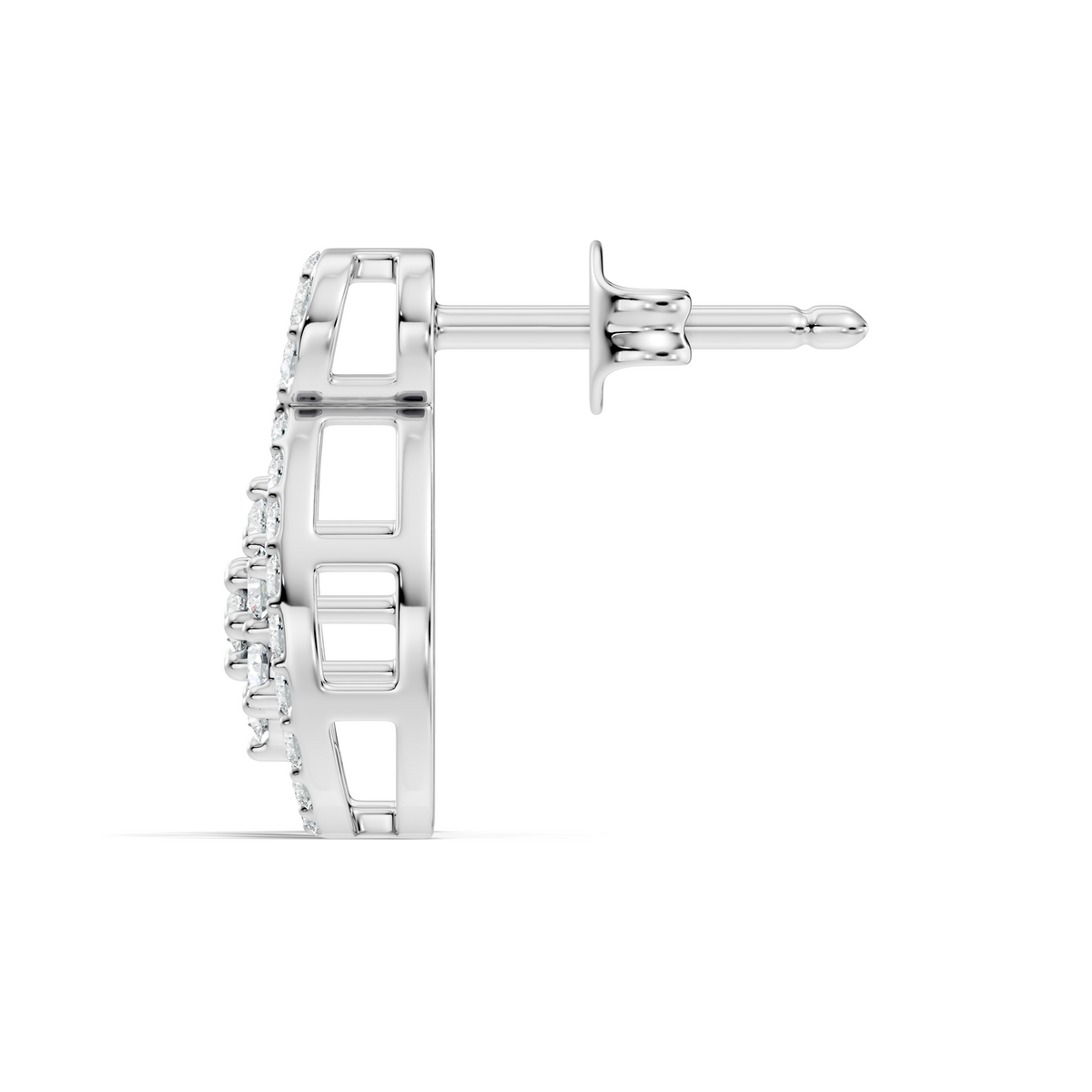 Round Shape Full Studs Natural & Lab Grown Diamond Earrings For Women Daily Wear - HIGHCARAT DIAMONDS