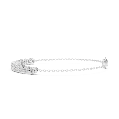 Round Cut Lab Grown Diamond Tennis Classic Bracelet - HIGHCARAT DIAMONDS