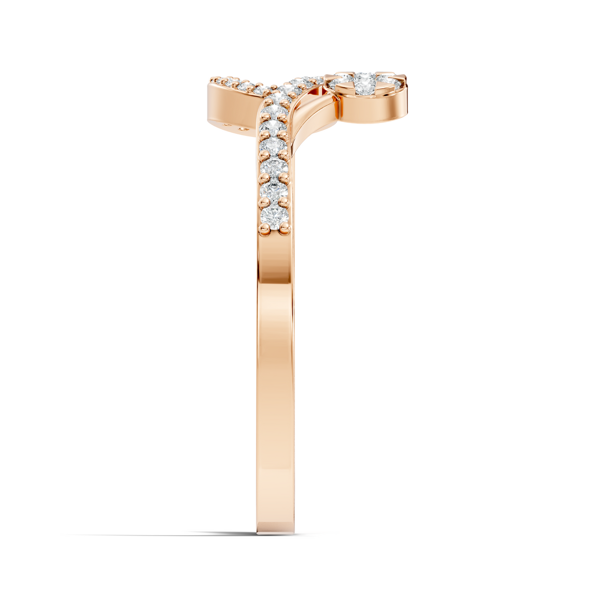 Round Cut Lab Grown and Natural Diamond Unique Delicate Vintage Daily Wear Ring For Her - HIGHCARAT DIAMONDS